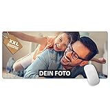 PR Print Royal XXL Mousepad mit Foto und Text selbst gestalten - Gaming Pads, Schreibtischunterlage, Personalisierte Geschenke für Gamer, Geschenk für Freund, Büro | Großes Mousepad 900 x 400 mm