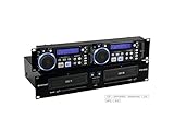 OMNITRONIC XCP-2800 Dual-CD-Player | 2 x 40 Sekunden Anti-Shock-Puffer | Nahtlose Loop/Reloop-Funktion