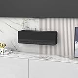 Schwimmender TV-Ständer mit ausgehöhltem Rückendesign, um Signalblockierung zu verhindern, ideal für Kabelbox und Spielkonsole