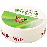 Hairmate Sector Super Hair Wax Normal 150ml | Aqua Gel-wax | Haarwachs | Haargel Herren-Kinder-Damen | Professional Styling Wachs | Fruchtiger Duft