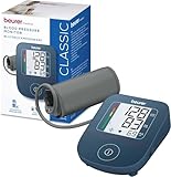Beurer BM 25 Oberarm Blutdruckmessgerät, einfache Ein-Knopf-Bedienung, genaue Messung, Arrhythmie-Erkennung, mit USB-C-Anschluss, Manschette für 22-42 cm, Datenübertragung zu Apple Health und co.