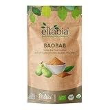 Bio Baobab Pulver 500g | Affenbrotbaum gemahlen | Apothekerbaum in Rohkost Qualität | 100% rein und ohne Zusatzstoffe | Veganes Fruchtpulver