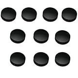 30x Magnete, Haftmagnete für Whiteboard, Kühlschrankmagnet, Magnettafel, Magnetwand, Magnet Rund (Schwarz | 30 Stück, 24)