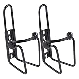 MUSISALY 2 Stück Langlebiger Fahrradflaschenhalter Aus Legierung Robuster Motorrad Und Elektroscooter Flaschenhalter Leichter Flaschenhalter in Schwarz Für Sicheres Trinken Beim Fahren