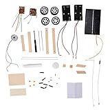 Montage Modellauto, DIY Montiert Solar RC Spielzeug Elektrische Fernbedienung Fahrzeug Student Wissenschaft Pädagogisches Experiment Auto Kit Balance Drive Fahrzeug Set für Kinder Kleinkind Kind