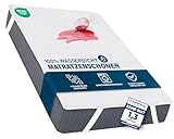 Utopia Bedding Matratzenschoner 90 x 200 cm Wasserdicht, Mit Elastisch Eckbändern, Oeko-TEX Zertifiziert Matratzenauflage Atmungsaktive, Matratzenschutz Weiß