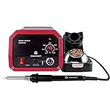 TOOLCRAFT ST-80A Lötstation | Analoger Temperaturbereich 150-450°C | Keramikheizelement | ESD-Arbeitsplatz | Lötspitzenreiniger | Aluminiumgehäuse | Löten, Elektronik