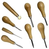 ROYJJ 8-teiliges Gravurwerkzeug-Set für Schmuckdesigns und Bastelarbeiten mit ergonomischem Griff