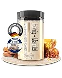 Frankonia BATH & SPA Sauna Salz Peeling – Honig Mandel 400g - Meersalz m. Jojobaöl Vitamin E Body Scrub – Dusch- und Körperpeeling für alle Hauttypen – vegan – ohne Parabene
