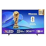 Hisense 43E7Q Fehrnseher, 43 Zoll, 4K UHD QLED, Smart TV, Game Mode Plus, Filmaker Mode, Dolby Vision Atmos, HDR10, HLG, HDR Immersive, AI 4K Upscaler, Dolby MS12, DTS X, Sprachsteuerung [2025]