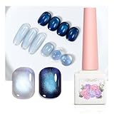 ADHERE Reich der Exotischen Farben - 12ml Cat Eye uv Nagellack, 1Stk Magnet Gel Gellack UV Lacke Für Nägel Maniküre Salon DIY (Mittsommer)