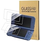 CONAPIKA 2+2 Stück Schutzfolie für Nitendo 3DS LL/Nitendo 3DS XL, 9H Härte Kratzfest Anti-Bläschen Gehärtetes Glas Folie HD-Klar Hohe Empfindlichkeit Anti-Fingerabdruck Displayschutzfolie