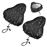YBEATY 2 Stück Fahrradsitz Regenschutz wasserdicht staubdicht langlebig waschbar für den Außenbereich Sattelzubehör Damen Herren City Mountain