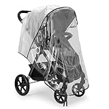 Universal Regenschutz für Kinderwagen Kinderwagen Regenschutz mit Fenster Baby Buggy Abdeckung Schutz vor Sonne Staub Schnee