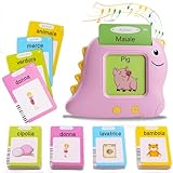 JoyJoyful Flash Cards Sprechende Italienisch, Lernspiele Kinder 1 2 3 4 5 6 Jahre, Freund Vokabolo Spiel, Montessori Spiele Interaktives Lernen (112 Karten 224 Wörter)