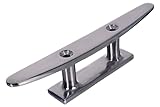 Najder Klampe Edelstahl 125mm, Flache Klampe, für Boot, Bootsklame, Edelstahlklampe, Marine Klampe, für Yacht Dock, Anlegeklampen Kajak, Festmacherklampe, Belegklampe, Dauerhaft
