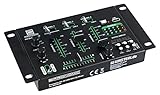 Pronomic DX-26 USB MKII DJ-Mixer - 3-Kanal DJ-Mixer - Cue-Funktion für alle Kanäle - MP3-Player - 2x Line/Phono-Kanal - 2x Mikrofonanschluss