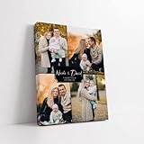 CaseStone Personalisierbare Foto- und Collagen-Leinwandrahmen, mehrere Bilder, digitale Kunstwerke, Wanddekoration, tolles Geschenk für jeden Anlass, 61 x 45 cm