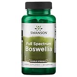 Swanson, Full Spectrum Boswellia, Double Strength, 800mg, Weihrauchharz, Boswellia serrata, 60 Kapseln, Laborgeprüft, Sojafrei, Glutenfrei, Ohne Gentechnik, Weihrauchkapseln