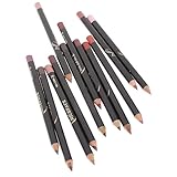 Ipetboom Wasserfeste Lippenkonturenstifte Set 12 Farben Make up Lippenliner Für Präzises Lippenformen Und Konturieren Ideal Für Frauen