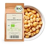 Kamelur 1kg BIO Macadamiabruch in Rohkostqualität - Bio Macadamia Nüsse gebrochen roh und unbehandelt