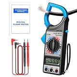 Digitaler Klemmmesser, Spannungstester - LCD -Display -Detektor mit Kiefer -Design -Elektrikertols für AC DC -Stromspannung Home Industrial