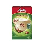 400 x Filtertüten / Kaffeefilter 'Melitta Original 100' (Naturbraun)