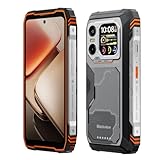 Blackview 5G KI Outdoor Smartphone XPLORE 1, 36GB+256GB, 6,78' FHD+ 2,4K Doppel-Displays, 170lm LED-Taschenlampen, 64MP+50MP+20MP Nachtsicht, 20000mAh Akku, IP68 IP69K Robustes Handy, NFC Orange