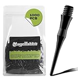 MageRabbit 1000pcs Stück Kunststoff-Dartspitzen 2BA-Gewinde, weiche Dartspitze CL08
