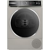 Bosch WQB246CX0 Serie 8 Smarter Wärmepumpen-Trockner, 9 kg, optimale Trocknung, automatische Trocknerprogrammwahl, Dampf zum Entknittern, schneller saubere Wäsche