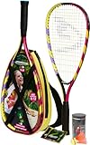 Speedminton,400043,Kinder AA8Junior SpeedBadminton Set, OneSize, Lila/Pink