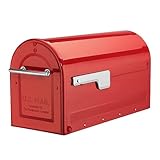 ARCHITECTURAL MAILBOXES 7900-7R-SR Boulder Briefkasten, rot