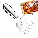 Pulled Pork Krallen, Fleischkrallen Pulled Pork, Fleischteiler Aus Edelstahl Zum Schneiden, BBQ Fleisch Shredder Claws, Meat Claws, BBQ Fleischkrallen Zum Greifen Und Zerkleinern Von Fleisch