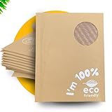 Simplelifeco Gepolsterte Briefumschläge (Größe: 17 x 22cm) FSC-zertifizierte, umweltfreundliche gepolsterte Versandumschläge aus Papier. 100% recycelbare Umschläge mit Selbstklebeverschluss. 25 Stück
