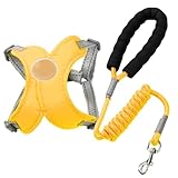 Hundegeschirr - Verstellbares Welpengeschirr mit reflektierendem X-Rahmen, inklusive Seil, ideal für Outdoor-Wandern, Joggen, Parkspaziergänge, Roadtrips, Camping und Training