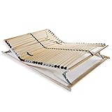 Cozynest Elektrisch Verstellbar im Kopf- und Fußbereich Motorrahmen Lattenrahmen Bettauflage Bettrost Lattenrost mit 28 Latten 7 Zonen 140x200 cm Kopf- und Fu?teilverstellung (manuell)