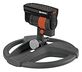 Gardena Viereckregner ZoomMaxx: Variabler Sprinkler für unterschiedlichste Anforderungen und Flächen von 9 - 216 m², Reichweite 3 - 18 m, Sprengweite 3 - 12 m, mit Standfuß (8127-20)