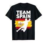 Handball Spanien Trikot Handballspieler Handballspiel T-Shirt