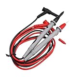 HEALEEP 1 Meter Prüfdraht Sonde Kabel Testen Sonden Bausatz Universelles Messgerät Krokodilklemmen Elektrisch Alligator Solar- Nicht Prüfspitze Stromtester Stiftsonde Led Netzwerk Prüfen
