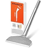 BAUBECK Robuste Fliesenmeißel SDS Max - schnelles Lösen von Putz & Kleberesten [10° abgewinkelt], hitzegehärtet, 280mm lang Flachmeißel SDS Max - Meißel für Bohrhammer Max Fliesenmeißel