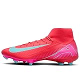 Nike Unisex Zm Superfly 10 Acad Fg/Mg Sneaker, Ember Glow Aurora Green, 39 EU