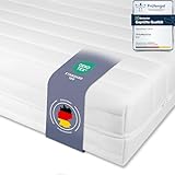 Träumegut24 ergonomische 7-Zonen Matratze | Größe + Höhe wählbar | Härtegrad H2 & H3 | Kaltschaummatratze | Öko-Tex Zertifiziert | Rollmatratze (180 x 200 cm, Höhe 11 cm)