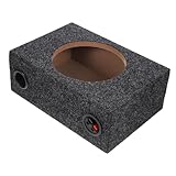 PRETYZOOM Subwoofer Gehäuse für Pkw Leichtes Versiegeltes Auto Lautsprecher Box Upgrade für DIY Enthusiasten Kompatibel mit Verschiedenen Fahrzeugmodellen Verbessert Bass Klangqualität