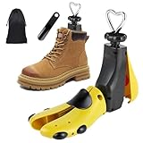 Tigcent Schuhspanner Damen und Herren Stiefelspanner mit Schuhlöffel, 4-Wege Schuhdehner Schuhweiter für Einstellbare Länge und Breite, 1 Stück (1 Stück, 43-47)