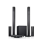 Teufel Columa 300 Easy 5.1-Set M Schwarz Heimkino Lautsprecher 5.1 Soundanlage Kino Raumklang Surround Subwoofer Movie High-End HiFi Speaker