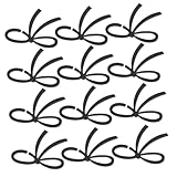 HEALSOPTHY 12 Stück Acryl Bowknot Weinglas Marker Wiederverwendbare Getränkeetiketten für Hochzeiten Geburtstage Partys Charm Anhänger zur Identifikation von Gläsern