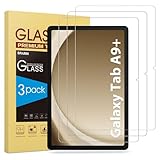 SPARIN 3 Stück Panzer Schutz Glas für Samsung Galaxy Tab A9+/A9 Plus 11 Zoll, Schutzfolie für Galaxy Tab A9+ 2023 (SM-X210/X215/X216), Kratzfest,9H Härte,Anti-Bläschen,HD-Klar
