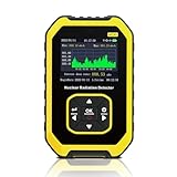 Geigerzähler Radioaktivität,Emf-messgeräte Radioaktivität Messgerät Erkennen Sie Röntgen-, Y- und ß-Strahlen LCD-Anzeige 5 Maßeinheiten