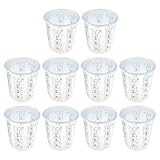 HNGSON Kunststoff-Messbecher, transparent, Einweg-Rührbecher, flexibel, 10 Stück (2250 ml)