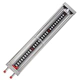 SHINEOFI Differenzdruckmesser U-Rohr Manometer aus Edelstahl 0-3000 Pa Tragbares Druckmessgerät für Wassersäulenmessung und Gasleitungen im Haushalt